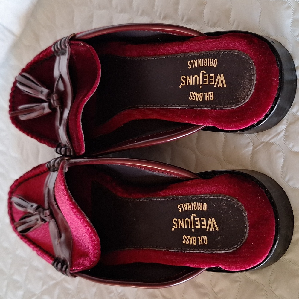 Willow Mule Velvet Loafers Size 7 M - Picture 3 of 6